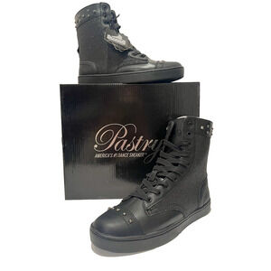 Pastry Black Studded High-Tops